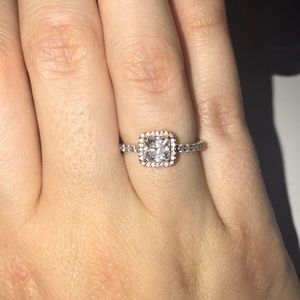 PANDORA Rose Gold Timeless Elegance Ring Size 5